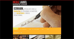 Desktop Screenshot of laugel-biographe-ecrivain.com